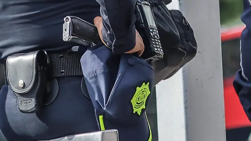 Aspectos de policias de la cdmx (20) Manejo de armas
